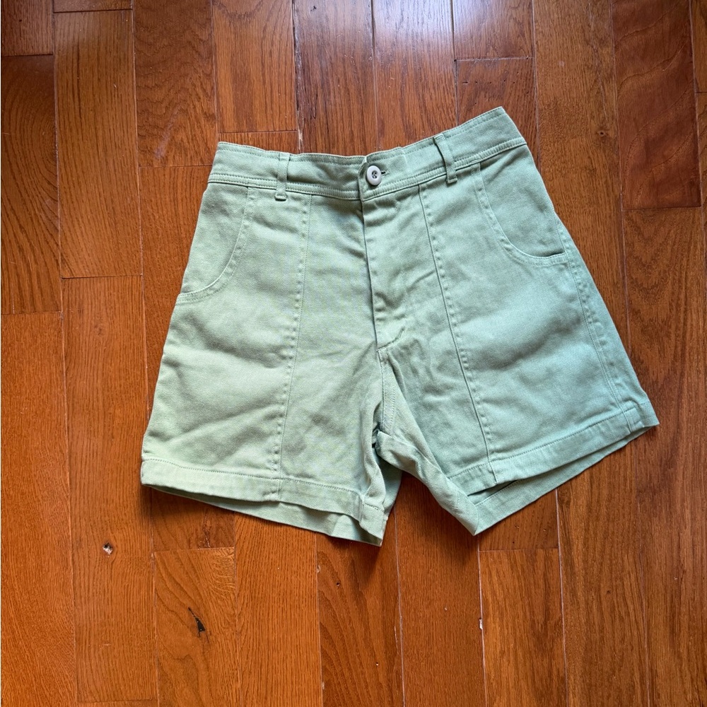 Jungmaven Venice Short in Sage Green, Size Small